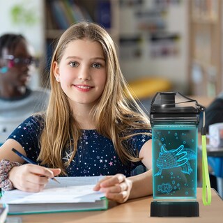 Foto 6 | Foto 6 | Botella Coolgift Mart Axolote 3d Con Luz Led De 414 Ml Sin Bpa - Venta Internacional.