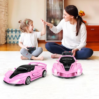 Foto 2 | Foto 2 | Coche Bloolilies 1:18 Con Mando A Distancia Color Rosa Con Faros Delanteros - Venta Internacional.