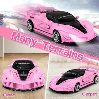 Foto 4 | Foto 4 | Coche Bloolilies 1:18 Con Mando A Distancia Color Rosa Con Faros Delanteros - Venta Internacional.