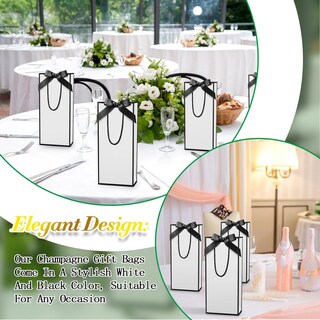 Foto 4 | Foto 4 | Engrowtic 12 Bolsas De Regalo Para Vino 14 X 8 X 33 Cm Reutilizables - Venta Internacional.