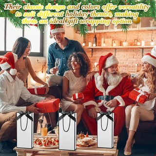 Foto 5 | Foto 5 | Engrowtic 12 Bolsas De Regalo Para Vino 14 X 8 X 33 Cm Reutilizables - Venta Internacional.