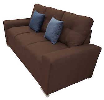 Foto 5 | Foto 5 | Sala Modular 3-2-1 El Bazar Store Suecia Chocolate Sofa Love Seat Sillon