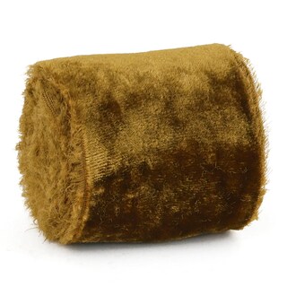 Foto 7 | Foto 7 | Cinta Decorativa Huihuang De Terciopelo Marrón 5 Cm X 2.7 M Hecha A Mano - Venta Internacional.