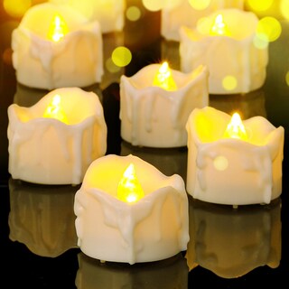 Foto 1 | Foto 1 | Paquete De 12 Velas Led De Té Con Temporizador Operadas Con Batería Yakpo - Venta Internacional.