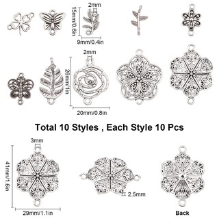 Foto 2 | Foto 2 | Charm Sunnyclue 100 Unidades Dijes Con Conectores De Aleación Mixta - Venta Internacional.