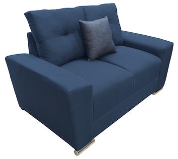Foto 3 | Foto 3 | Love Seat El Bazar Store Suecia Lino Azul Marino 2 Plazas Modular Moderno Sala Sofa