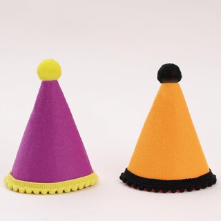 Foto 7 | Foto 7 | Set De Sombreros De Cumpleaños Para Mascotas Cellcacn Ajustables Con Pompones De 6 Cm - Venta Internacional.