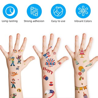 Foto 4 | Foto 4 | Papel De Tatuajes Temporales Jecqbor Juego De 12 Hojas 8.5x11'' Para Impresora Inkjet Diy - Venta Internacional.