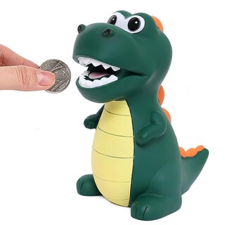 Foto 1 | Foto 1 | Money Bank Pakproly Dinosaurio Plástico Irrompible 17 X 14 X 21 Cm - Venta Internacional.