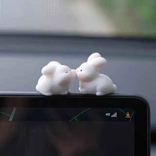 Foto 1 | Foto 1 | Figura Ituble Con Forma De Conejo Con Forma De Beso Para Salpicadero De Coche - Venta Internacional.