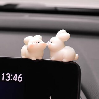 Foto 2 | Foto 2 | Figura Ituble Con Forma De Conejo Con Forma De Beso Para Salpicadero De Coche - Venta Internacional.