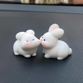 Foto 5 | Foto 5 | Figura Ituble Con Forma De Conejo Con Forma De Beso Para Salpicadero De Coche - Venta Internacional.