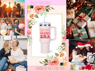 Foto 7 | Foto 7 | Vaso Momocici Granny Era De 1 2 L Con Asa Para Regalo De Abuela - Venta Internacional.