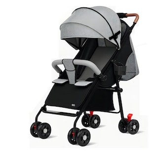 Foto 1 | Foto 1 | Carriola Con Arnes Carreola Plegable Para Bebé Reclinable Eo Safe Imports Esi-22100 Gris