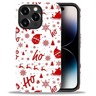 Foto 3 | Foto 3 | Funda De Teléfono Híbrida A Prueba De Golpes Para Iphone 14 Pro Max Christmas - Venta Internacional.