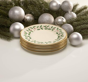 Foto 4 | Foto 4 | Plato Para Ensalada Lenox 146504010 De Porcelana Navidad - Venta Internacional.