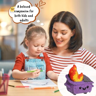 Foto 2 | Foto 2 | Figura Ifslqnx Contenedor De Basura De Ganchillo Felpa 8 5 Cm Paquete De 3 - Venta Internacional.