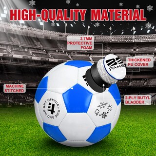 Foto 3 | Foto 3 | Balones De Fútbol Sappy Tamaño 3 Azul Y Blanco Con Bomba Y Bolsa - Venta Internacional.