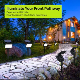 Foto 7 | Foto 7 | Lámpara De Jardín Exterior Impermeable Auderwin Con Foco Solar - Venta Internacional.