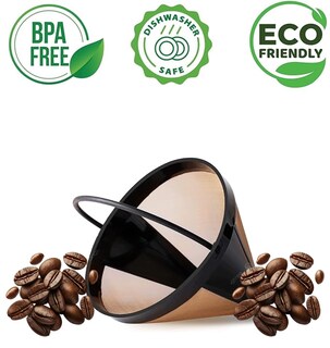 Foto 4 | Foto 4 | Filtro De Café Bodum Medelco #4 Cone De Acero Inoxidable - Venta Internacional.