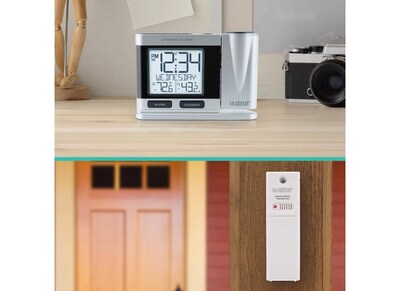 Foto 2 | Foto 2 | Despertador Atomic Projection Technology La Crosse Technology 2 5 Pulgadas Pantalla Lcd - Venta Internacional.