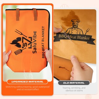 Foto 2 | Foto 2 | Manta Para Comer Carne Para Barbacoa Saluvibe 38 X 53 X 18 Cm Color Naranja - Venta Internacional.