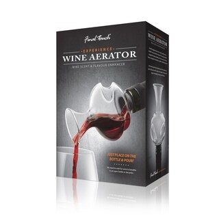 Foto 2 | Foto 2 | Aireador De Vino Final Touch Wa74 De Vidrio Con Silicona 8x8x15 Cm - Venta Internacional.