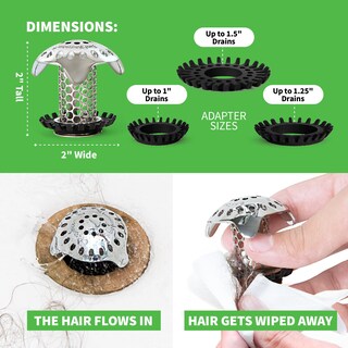 Foto 6 | Foto 6 | Colador Para Lavabo De Baño Sinkshroom Ultra De Acero Inoxidable - Venta Internacional.