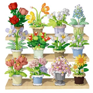 Foto 1 | Foto 1 | Juego De Ramos De Flores Toy Building Blocks Pqkie 2531 Unidades - Venta Internacional.