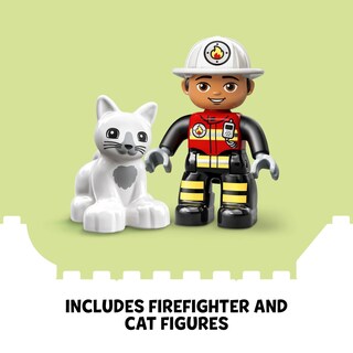 Foto 4 | Foto 4 | Set De Juguetes De Construcción Lego Duplo Town Fire Truck 10969 Kids 2-5 - Venta Internacional.
