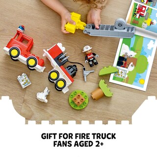Foto 6 | Foto 6 | Set De Juguetes De Construcción Lego Duplo Town Fire Truck 10969 Kids 2-5 - Venta Internacional.