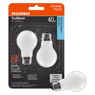 Foto 1 | Foto 1 | Bombilla Ledvance Sylvania Truwave De 40 W A15 Luz Diurna Paquete De 2 - Venta Internacional.