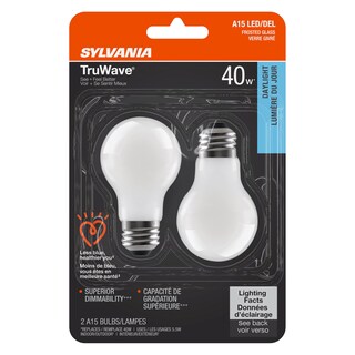 Foto 3 | Foto 3 | Bombilla Ledvance Sylvania Truwave De 40 W A15 Luz Diurna Paquete De 2 - Venta Internacional.