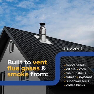Foto 7 | Foto 7 | Tapa De Chimenea Duravent Duraplus De Acero Inoxidable De Triple Pared De 15 Cm - Venta Internacional.