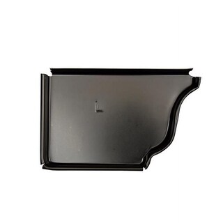 Foto 1 | Foto 1 | Tapa De Contenedor Amerimax Con Tapa Izquierda Tipo Canalón 13 Cm Color Negro - Venta Internacional.