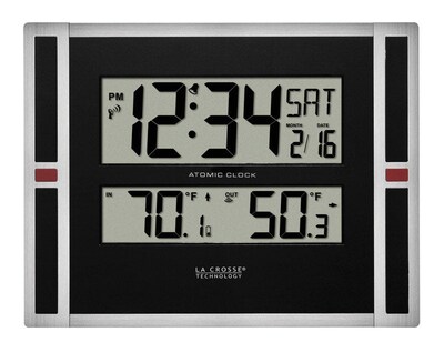 Foto 1 | Foto 1 | Reloj De Pared Atomic La Crosse Technology 28 Cm Para Interiores Y Exteriores - Venta Internacional.