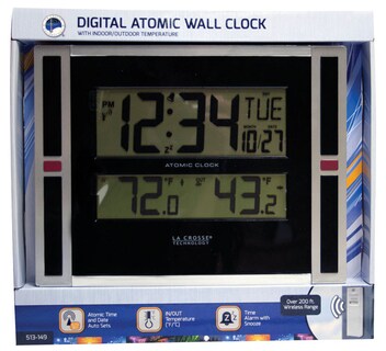 Foto 2 | Foto 2 | Reloj De Pared Atomic La Crosse Technology 28 Cm Para Interiores Y Exteriores - Venta Internacional.