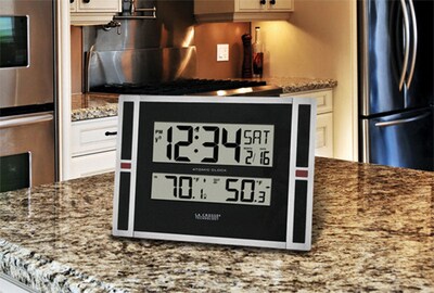Foto 3 | Foto 3 | Reloj De Pared Atomic La Crosse Technology 28 Cm Para Interiores Y Exteriores - Venta Internacional.