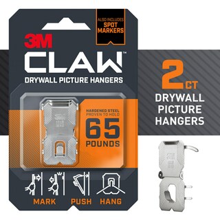 Foto 1 | Foto 1 | Colgador De Fotos Para Paneles De Yeso 3m Claw Plateado Con Capacidad Para 29 48 Kg - Venta Internacional.