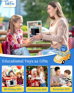 Foto 6 | Foto 6 | Tableta De Escritura Lcd Tekfun De 8.5 Pulgadas Tablero De Dibujo Para Niños - Venta Internacional.