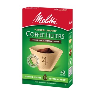 Foto 4 | Foto 4 | Filtros De Café Melitta #4 Cone Unbleached Brown 40 Unidades - Venta Internacional.