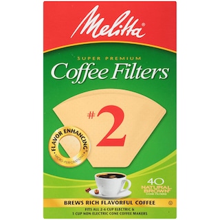 Foto 1 | Foto 1 | Filtros De Café Melitta #2 Cone Natural Brown 40 Unidades - Venta Internacional.