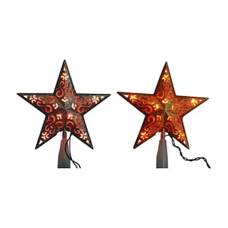 Foto 1 | Foto 1 | Tree Topper Celebrations Con Forma De Estrella De 5 Puntas Lámpara De Metal - Venta Internacional.