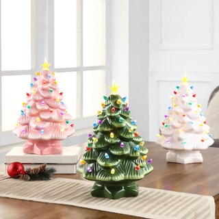 Foto 6 | Foto 6 | Luces Led De Cerámica Artificial Tree Mr. Christmas De 36 Cm - Venta Internacional.