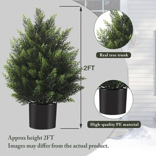 Foto 2 | Foto 2 | Árbol De Cedro Artificial R's Ceder 61 Cm Con Protección Uv Para Exterior - Venta Internacional.