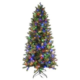 Foto 1 | Foto 1 | Árbol De Navidad Luces Navideñas Brillantes 1-2 Árboles Cayce Pine 7 Pies - Venta Internacional.