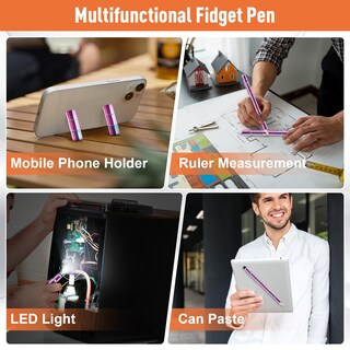 Foto 5 | Foto 5 | Juguete Magnético Multifunción Fidget Pen Dusor Con Luz Led - Venta Internacional.