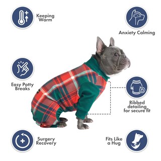 Foto 4 | Foto 4 | Pijama Para Perro Spark Paws Christmas Recovery 2xl Verde Y Rojo - Venta Internacional.