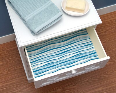 Foto 4 | Foto 4 | Rollo De Vinilo Con-tact Shelf Liner 46 X 488 Cm Wave Marina - Venta Internacional.