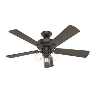 Foto 2 | Foto 2 | Ventilador De Techo Hunter Crestfield 132 Cm Bronce Con Luz Led - Venta Internacional.
